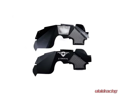 Combat Off Road Inner Fender Liners 2/4 Door Aluminum Powdercoat Jeep Wrangler 2007-2018 - 15-1066